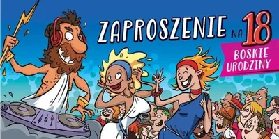 Zdjęcie produktu dla Zaproszenie na 18 Urodziny Z183 (5szt) - AbCard