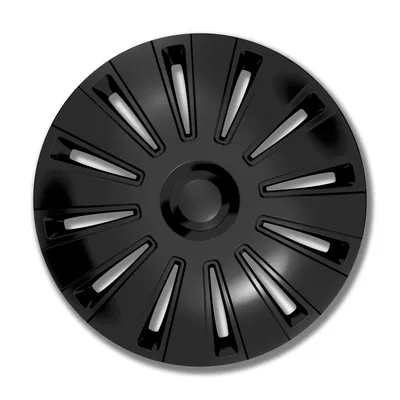Produktbild von 4 STK 14 Zoll Daytona pro black schwarz PETEX Radkappen Radzierblenden Satz PKW Auto