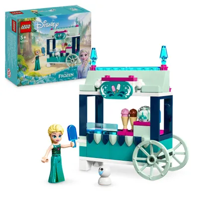 Zdjęcie produktu dla LEGO ǀ Disney Kraina Lodu Mrożone smakołyki Elzy, Fajna Zabawka dla 5-latki do Zbudowania z Klocków, z Minilaleczką Elzy i Figurką Bałwanka, Kreatywne Prezenty dla Dziewczynek i Chłopców, 43234