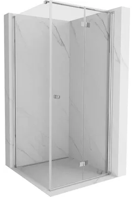 Obrázek produktu pro Mexen Mist-F skládací sprchový kout pravý 120 x 120 cm, transparentní, chrom - 8A6T-120-120-01-00-P