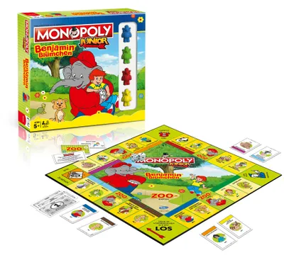 Produktbild von Monopoly Junior Benjamin Blümchen