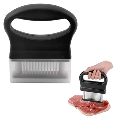 Image de Solidchoice - Attendrisseur à viande en acier inoxydable avec 48 aiguilles