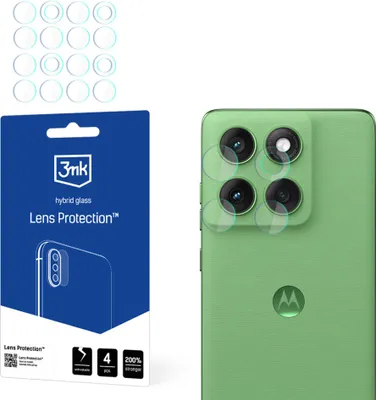 Obrázok produktu pre 3mk - Lens Protection (4 ks) ochranné sklo objektívu na Motorola Edge 60 – priehľadné