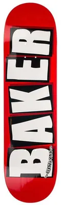 Image de Logo Baker Brand, blanc, 8,25 pouces, 8,2