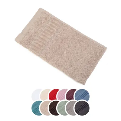 Produktbild von liebling Gästetuch Bio Baumwolle, Serie Organic, 500 gr. / m², 30 x 50 cm, 60 Grad, saugstark, schnelltrocknend, formstabil,  taupe