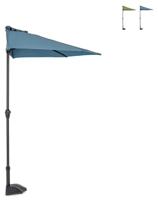 Produktbild von Halbrunder Balkon-Sonnenschirm Ø270 cm Kalife YES - Blau