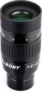 Produktbild von Svbony SV135 Teleskop Okulare Zoom, 1.25 Zoll 7-21mm Zoomokular mit FMC Green Film, Teleskopzubehör Planetenokular Anfänger für Planet Mond Astronomische Beobachtung