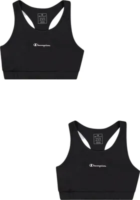 Produktbild von Champion Damen Sport-BH Bustier mit breiten Trägern für optimalen Halt, 2er-Pack