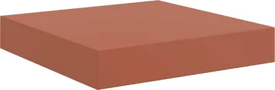 Obrázok produktu pre vidaXL Nástenná polica na stenu Červená 23 x 23,5 x 4 cm Materiál na báze dreva