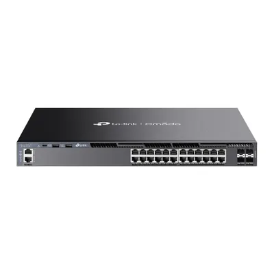 Produktbild von TP-Link Omada SG6428X, Managed, L3, Gigabit Ethernet (10/100/1000), Rack-Einbau, 1U