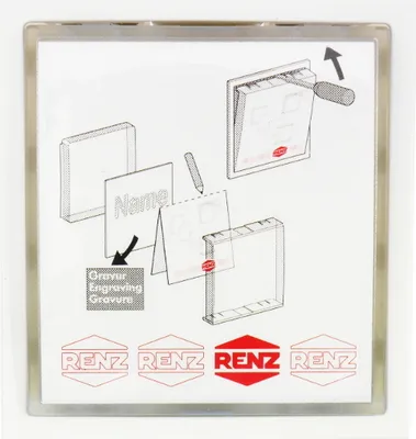 Produktbild von RENZ Infomodul (Farbe: weiß) Farbe: weiß