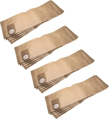 Produktbild von vhbw 20x Staubbeutel Ersatz für Metabo 6.31349, 631349000 für Staubsauger - 35,5cm x 24,8cm braun