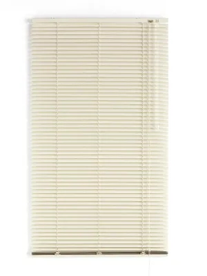 Aluminium-Jalousie 150x180 cm, Lamellen 25 mm, beige
