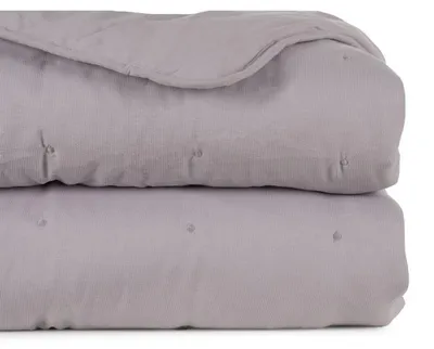 Produktbild von Steppdecke – Grau – 270 x 280 x 1 cm – 3 kg – 100 % Polyester