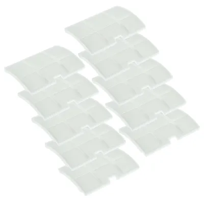 Produktbild von vhbw 10x Staubsaugerfilter Ersatz für Sebo 5143 für Staubsauger - Abluftfilter Weiß