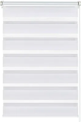 Produktbild von Gardinia EASYFIX Doppelrollo weiß 90 x 220 cm