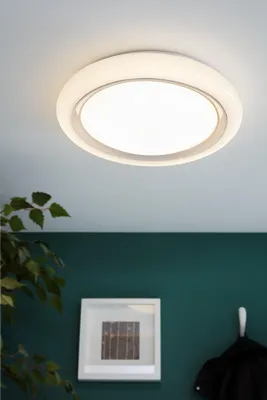 Productafbeelding van Eglo LED Wandleuchte Deckenlampe Capasso Weiß Ø40cm 24,5W 2400lm Warmweiß 3000K