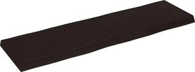 Produktbild von vidaXL Tischplatte 140x40x(2-6) cm Massivholz Behandelt Baumkante