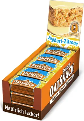 Produktbild von Davina Energy Oat Snack - 15 Riegel Joghurt Zitrone