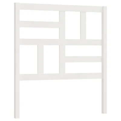 Obrázek produktu pro vidaXL Čelo postele bílé 81x4x104 cm Masivní borovicové dřevo