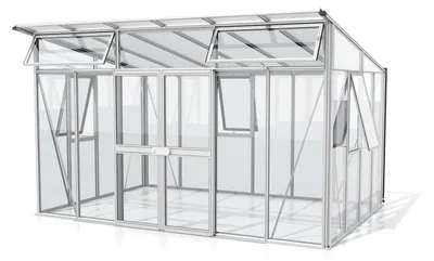Produktbild von Vitavia Gewächshaus "Aura 11500" aluminium 11,5 m² 3 mm ESG, 10 mm HKP
