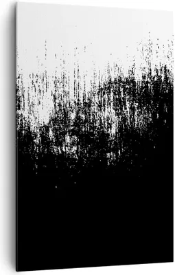 Produktbild von Bild auf Leinwand - Leinwandbild - Einteilig - Abstraktion dunkel schwarz und weiß - 80x120cm - Wand Bild - Wandbilder - Leinwanddruck - Wanddekoration - Leinwand bilder - Wandbild - PA80x120-4601