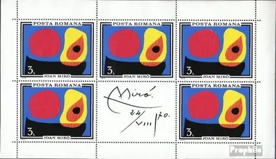 Produktbild von Briefmarken Rumänien 1970 Mi 2904Klb Kleinbogen (kompl.Ausg.) postfrisch Gemälde