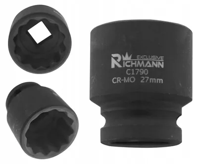 Produktbild von Richmann 1/2" 12-Kant Nuss 20mm Cr-Mo kurz