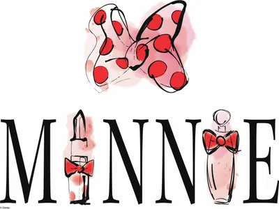 Produktbild von Wandaufkleber Minnie Maus Parfüm