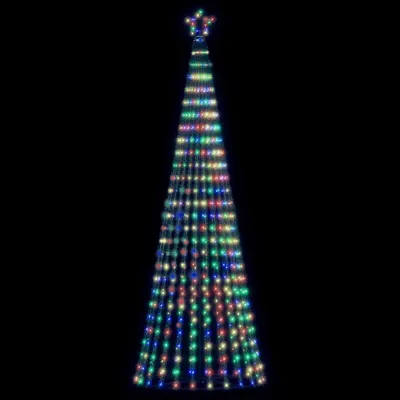 Image de vidaXL Sapin de Noël LED 475 LEDs Multicolore 247 cm