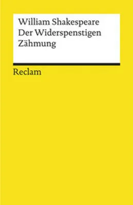 Obrázek produktu pro Der Widerspenstigen Zähmung