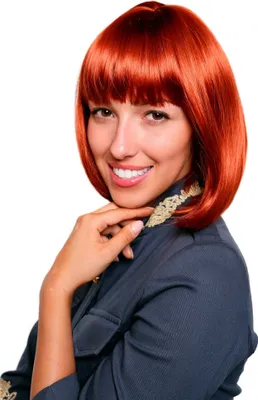 Produktbild von WIG ME UP Perücke, roter Bob, 7803-135