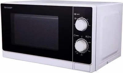 Image de Four à micro-ondes combiné à surface plane Sharp R-600WW 20 L 800 W Noir Blanc