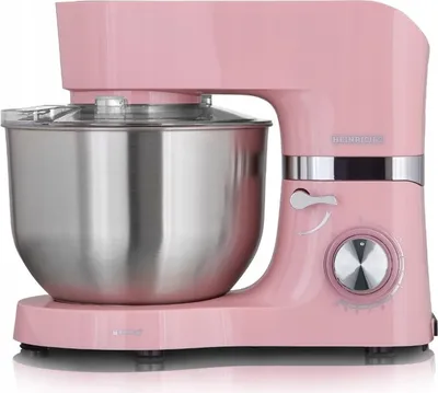 Obrázek produktu pro Heinrichs HKM 6278, Stojací mixér, Růže, Hnětění, Míchání, Whisking, 6,2 l, Pastell Rosa, Otočné