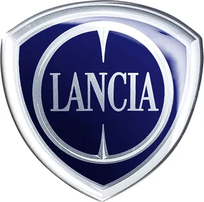 Zdjęcie produktu dla Lancia Naklejka 3D Oficjalny znak logo, 48 x 47 mm