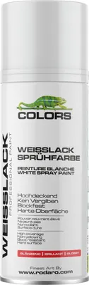 Produktbild von COLORS Sprühlack - 400ml Spraydose | RAL9016 - Weisslack Weiss Glanz