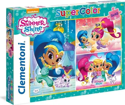 Immagine prodotto di CLEMENTONI Puzzle Glitter e Luci 3x48 pezzi