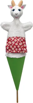 Produktbild von Ziege mit Schürze 56 cm 3in1, Tütenkasper
