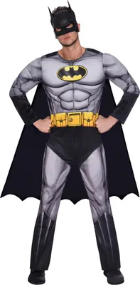 Immagine prodotto di Liragram Batman Costume Adulto W.b. Classico Nero Nero Taglia Unica