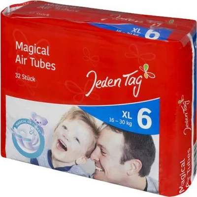 Produktbild von Jeden Tag Windeln Größe 6 XL (32 St)