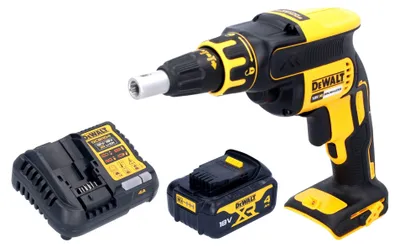 Immagine prodotto di Avvitatore a batteria per cartongesso DeWalt DCF 620 M1 18 V 30 Nm senza spazzole + 1x batteria ricaricabile 4,0 Ah + caricabatterie