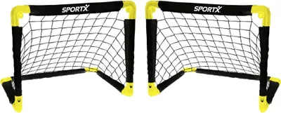 Produktbild von SportX Fußballtore 2 Stk. Faltbar 55×44×44 cm