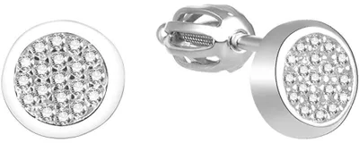 Produktbild von Silver earrings with zircons AGUP1537S