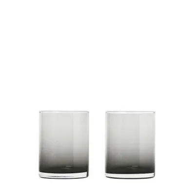 Produktbild von Blomus MERA Set 2 Trinkgläser, Wasserglas, Trinkglas, Glas farbig, smoke, 220 ml, 63914