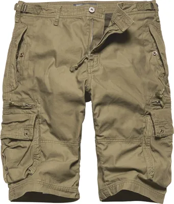 Image de Shorts Vintage Industries Gandor, couleur kaki foncé, taille XL