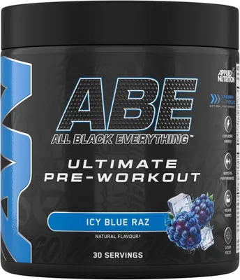 Imagen del producto de Applied Nutrition ABE, suplemento pre-entrenamiento - 375 g, sabor frambuesa azul