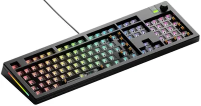 Zdjęcie produktu dla Glorious Gaming GMMK 3 100% Barebones, Pełnowymiarowy (100%), Przewodowa, USB, RGB LED, Czarny