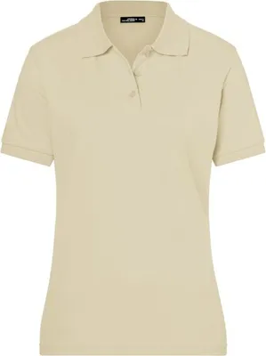 Produktbild von Hochwertiges Polohemd mit Armbündchen stone, Gr. M