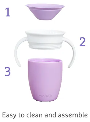 Image de Munchkin 360° Gobelet d'entraînement 207 ml Purple