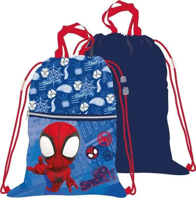 Zdjęcie produktu dla Torba gimnastyczna Spiderman 45 cm - torba sportowa w stylu Spidey
